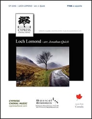 Loch Lomond TTBB choral sheet music cover Thumbnail